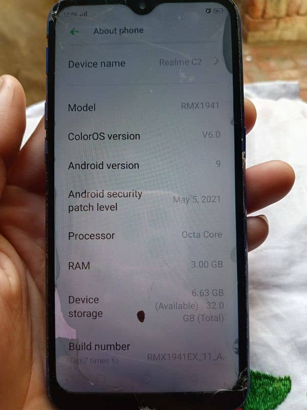 Realme  C2 3Gb32Gb  condishon 8/10. Ha Sirf Box Sat ha 8