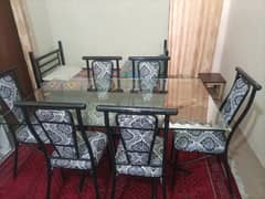 dining table with 6 chairs