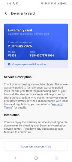 vivo y28 6 128 2 month use