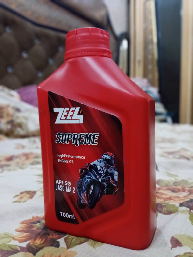 ZEE4 SUPREME BIKE ENGINE OIL | 700ml | API SG JASO MA2 | 20W-50 0
