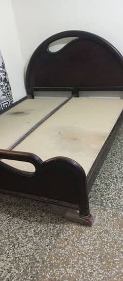 Wooden Double Bed For Sale