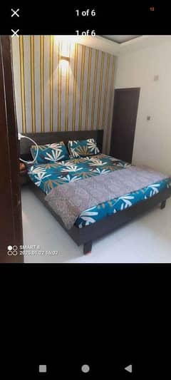 Habit king size bed with spring mattress