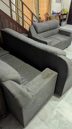 8 Seater Sofa Set - Grey