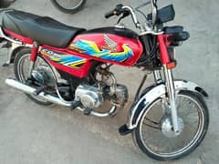 Honda cd 70 2021 model good condition for sale