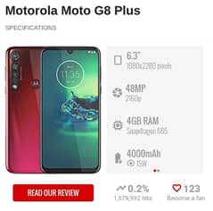 moto g8 4gb 128gb 5g pta approved both camera 48mega pixel hy