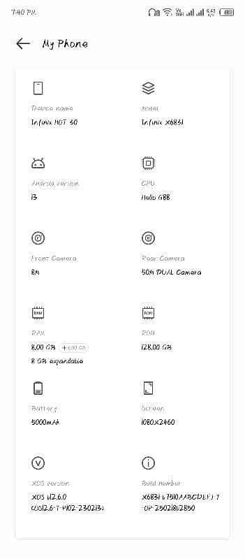 Infinix hot 30 0