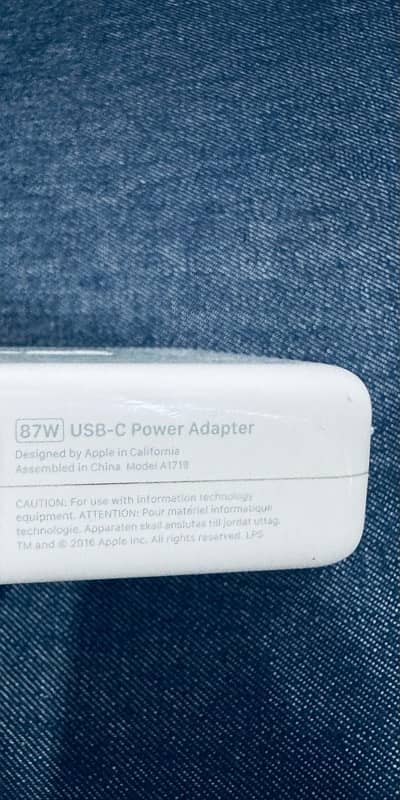 Apple Macbook 30W 61W 67W 87W 96W 140W USB Type C Original Charger 13