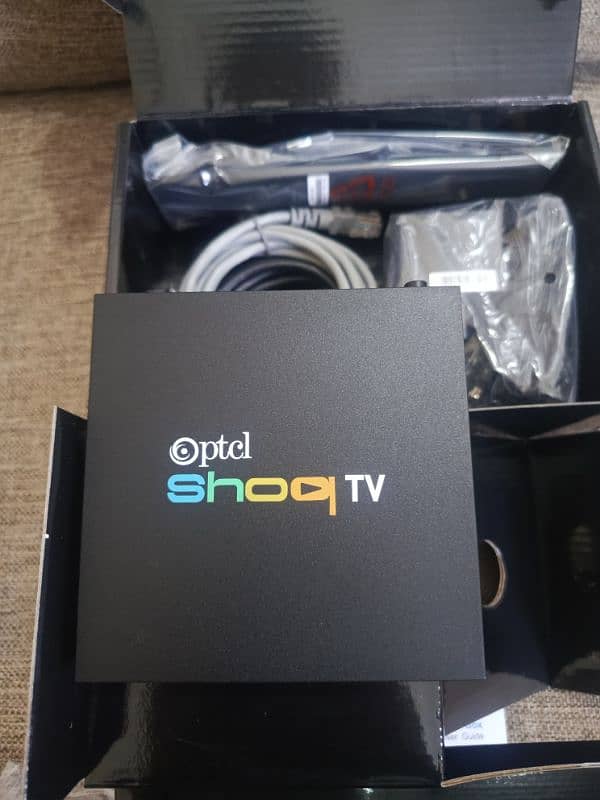 PTCL SHOQ Android TV Box, Box Pack. 6