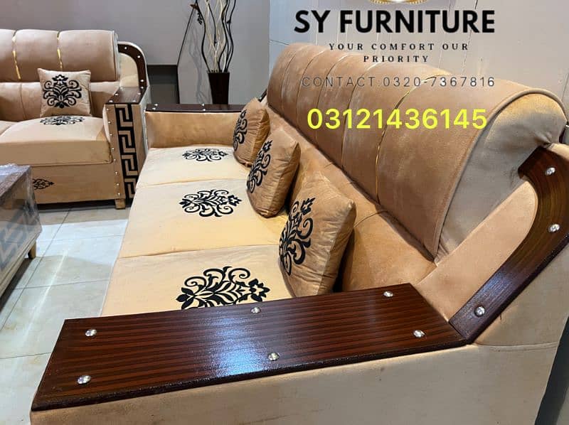 New sofa set 6 seater 4