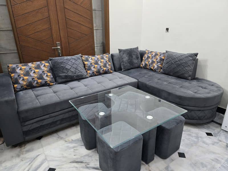 L Shape 6 Seater Sofa 0
