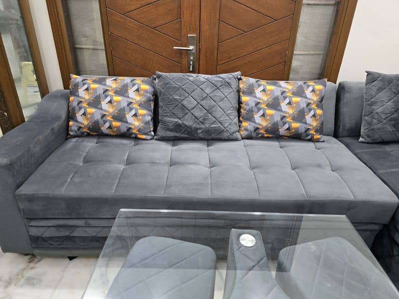 L Shape 6 Seater Sofa 2