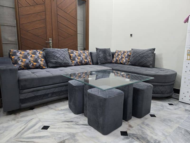 L Shape 6 Seater Sofa 5