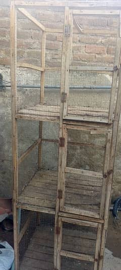 Used cages in low price near Abdullah masjid Shakrial 03314646674