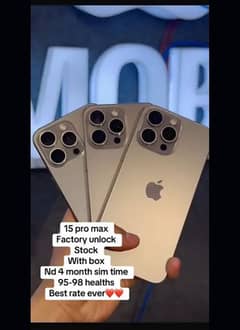 Apple iPhone 15 pro max stock available wholesale price 03294429029