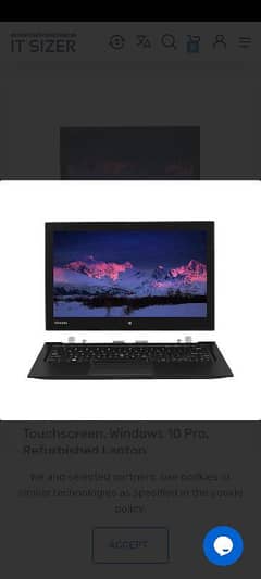 Toshiba PORTEGE Z20t- C  Intel Core M5 6Y57 CPU, 8GB RAM, 256GB SSD