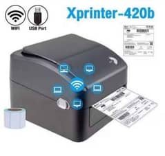 XP-420B Thermal Printer A6 Label 1D 2D QR Barcode Label sticker print