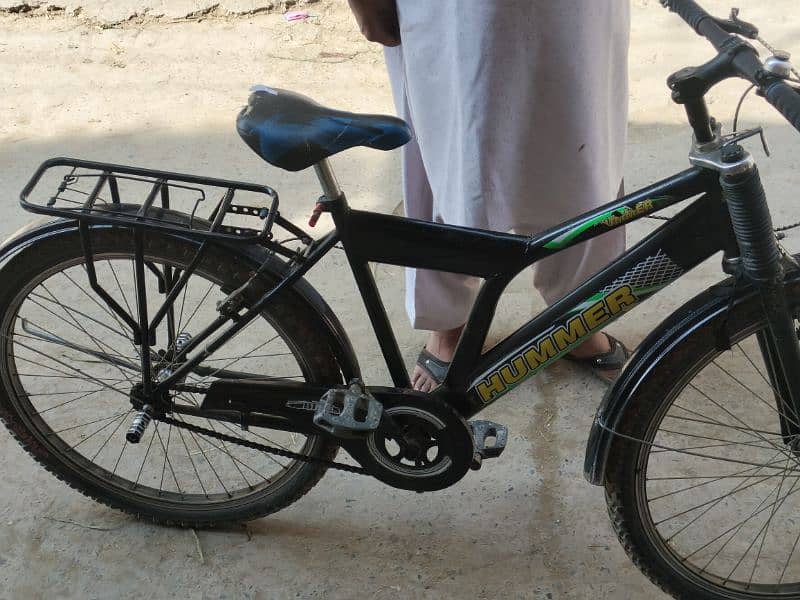 hummer bycycle brand new condition just use 3 mobth new tyre 2