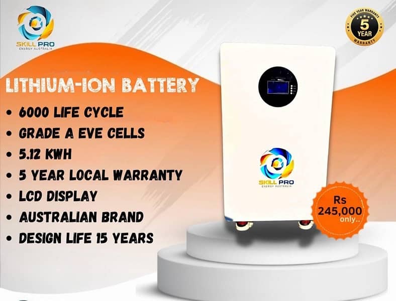 Skill Pro Solar Lithium iron Battery 0