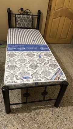 Single Bed with Mattress (6x2.5) Used for a week