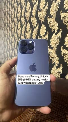 14pro max 256gb non PTA fu 91 health