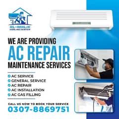 AC Service, General Service, AC Installation, AC Gas Filling