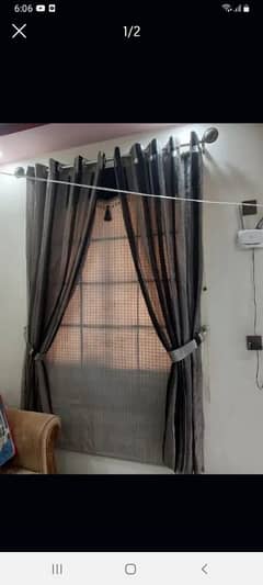 blind with curtains