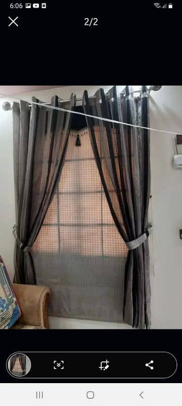 blind with curtains 1