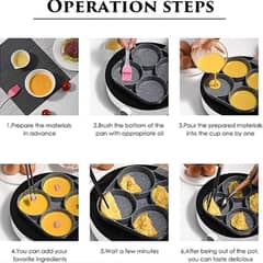 4-in-1 Nonstick Mini Frying Pan | Ideal for Eggs, Pancakes & Snacks