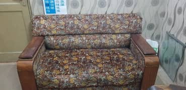 2 seater pure wooden sofa for sale