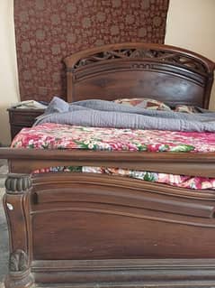 sheesham wood bed set