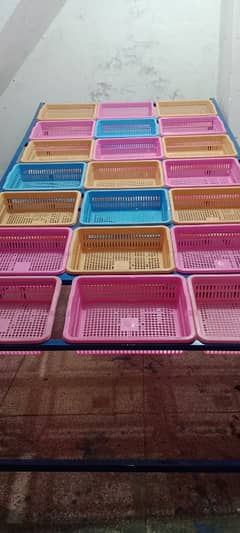 Display vegetable baskets are available only 1month used