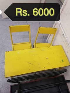 Steel school table / Steel school chairs / Classroom furniture