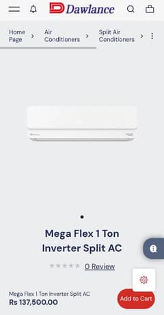 Dawlance Mega Flex One ton Inverter