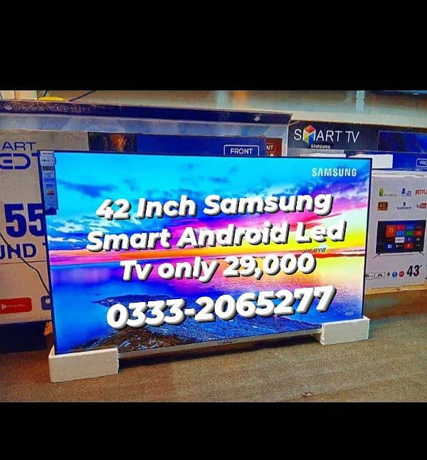 42" 48" 55" 65" 75" Inch Smart led tv boderless Super offer Samsung 0