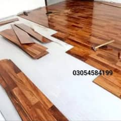 Vinyl Floor & Wooden Floor.