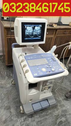 Aloka Alpha 5 (CRT) japanese colour Doppler ultrasound machine