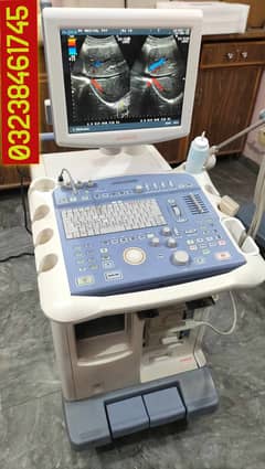 Aloka Alpha 5 (LCD) & CRT japanese colour doppler ultrasound machine