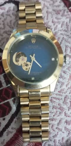 men,s watch original Golden colour