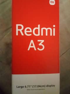 REDMI A3 4/64 JUST BOX OPEN