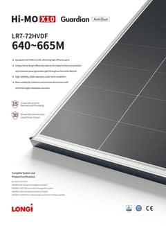 Longi Hi-MO x10 640 W Bifacial