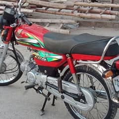 Honda CD 70 2021/22 model bayomatric available