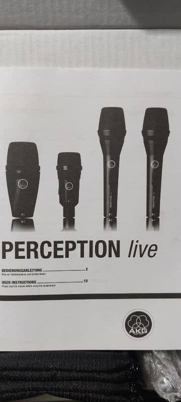 Akg microphone 100% original perception live p5s 2