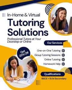 Tutor Available 6th class to graduation