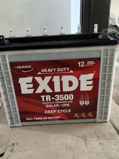 Exide TR3500 290AH tall tubular battery