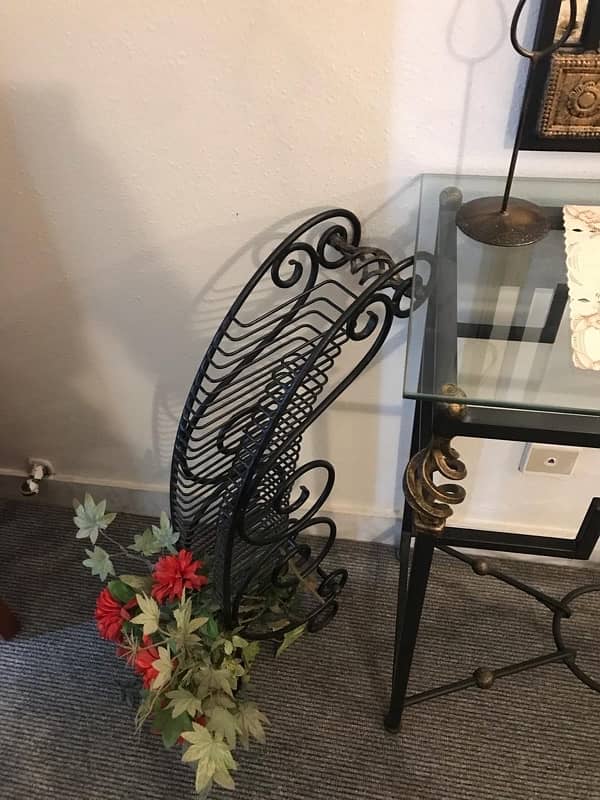 rod iron bed set 3