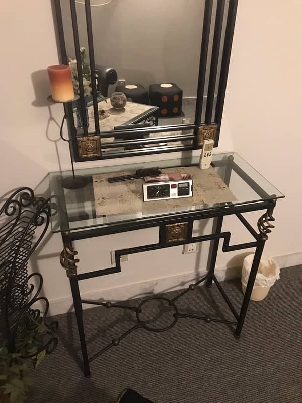 rod iron bed set 4