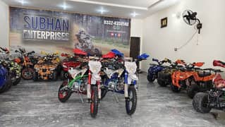 New Varient 124cc Mini Trail & Atv Quad Bikes Delivery In All Pakistan