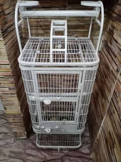 gray parrot cage mint condition