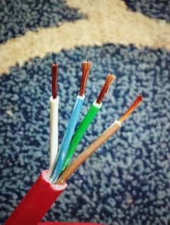 4Core 1.0mm Flexible Pure Copper Electric Wire For Sale