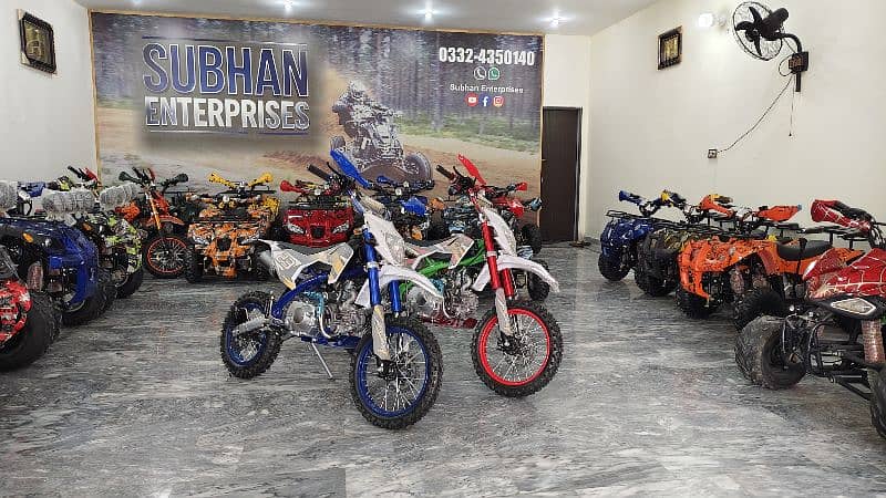 124CC Special Edition Mini Trail & Atv Quad Bikes Delivery In All Pak 0